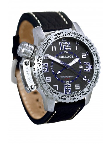 Millage MOSCOW Collection Watch BLK-BLU-BLK-LB l'évolution des habitudes 