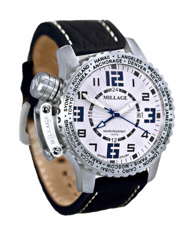 Millage MOSCOW Collection Watch W-BLU-BLK-LB suggérées chez