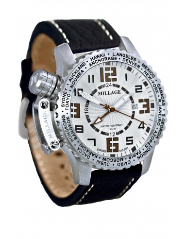 Millage MOSCOW Collection Watch W-BR-BLK-LB Comparez et commandez 