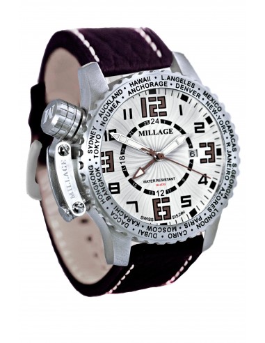 Millage MOSCOW Collection Watch W-BR-BR-LB le concept de la Pate a emporter 