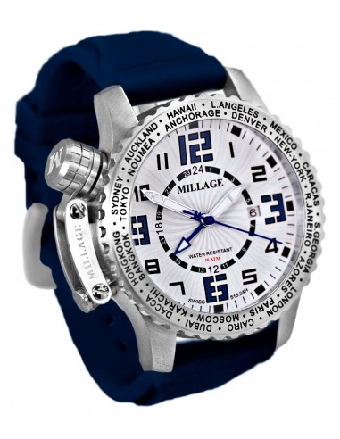 Millage MOSCOW Collection Watch W-BLU-BLU-SL en linge