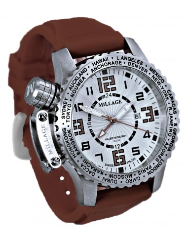 Millage MOSCOW Collection Watch W-BR-BR-SL livraison et retour toujours gratuits